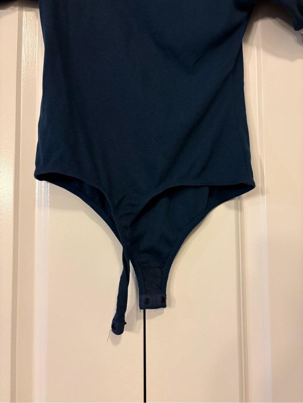 Free People Navy Bodysuit with Gray Trim - Picture 6 of 6